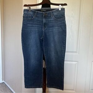 Lee Regular Fit Mid Rise Stretch‎ Waist Capri Jeans Size 10
